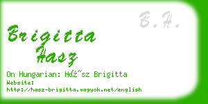 brigitta hasz business card